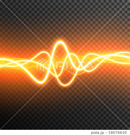 Lighting Neon Electric thunder storm glow sparkle vector transparent 58076630