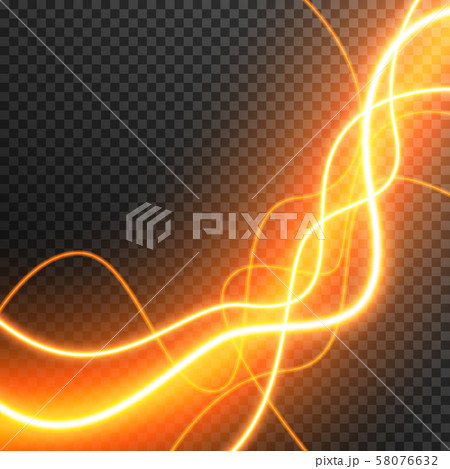 Lighting Neon Electric thunder storm glow sparkle vector transparent 58076632