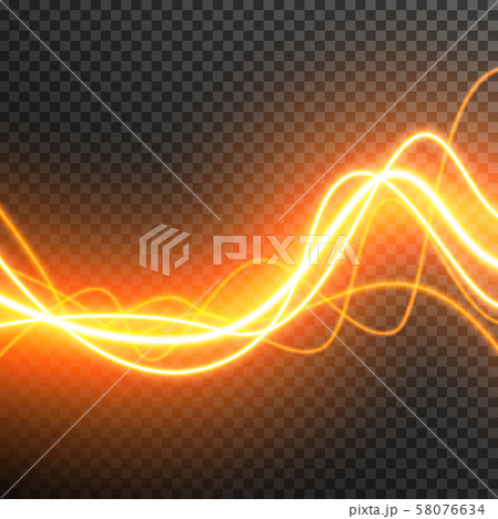 Lighting Neon Electric thunder storm glow sparkle vector transparent 58076634