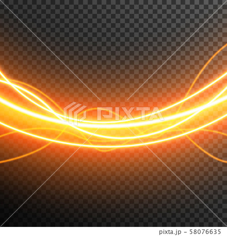 Lighting Neon Electric thunder storm glow sparkle vector transparent 58076635