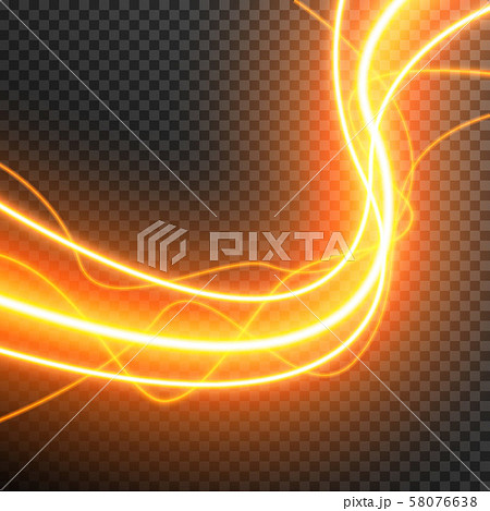 Lighting Neon Electric thunder storm glow sparkle vector transparent 58076638