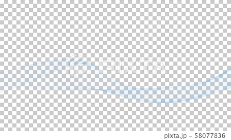 ブルーウェーブ背景ライン 青色 背景白のイラスト素材