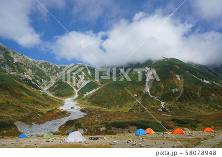 立山 雷鳥沢キャンプ場 中部山岳国立公園 北アルプス 立山 雷鳥沢キャンプ場 中部山岳国立公園 北アルプス 58078948