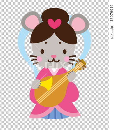 七福神　弁財天　子 58079912