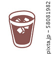 冷たい飲み物 58081982