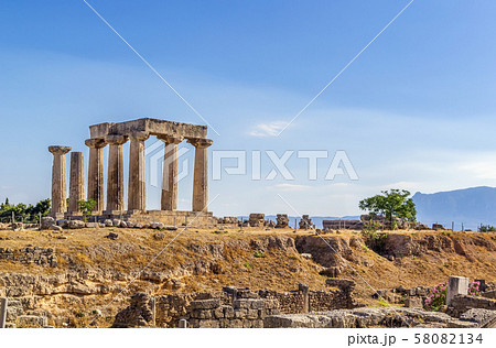 Temple of Apollo in ancient Corinth, Greece Temple of Apollo in ancient Corinth, Greece 58082134