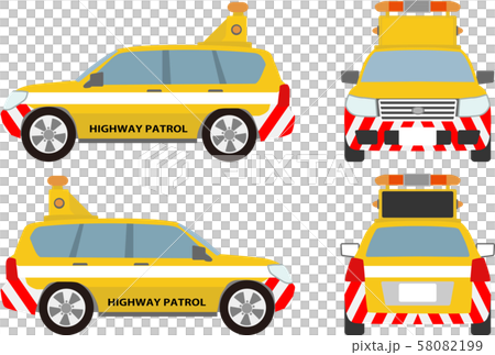 道路公団車両1のイラスト素材