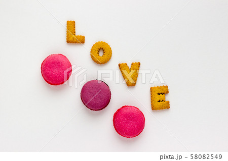 French Pink Macaroons and Love Lettering with Cook 58082549