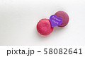 French Pink Macaroons on White Background. 58082641