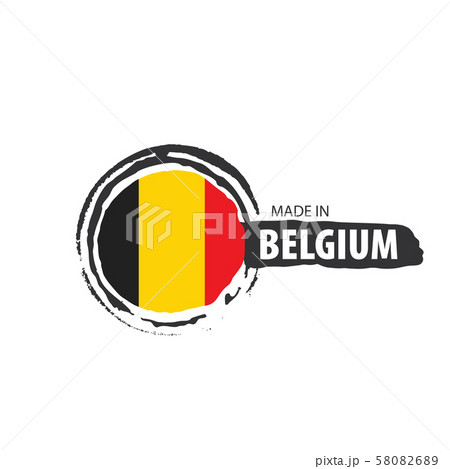 Belgium flag, vector illustration on a white background Belgium flag, vector illustration on a white background 58082689