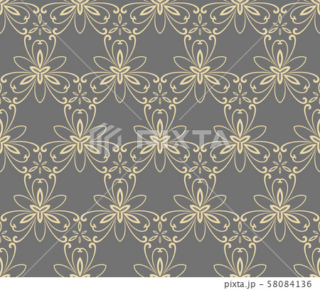 Floral Fine Seamless Vector Pattern Floral Fine Seamless Vector Pattern 58084136