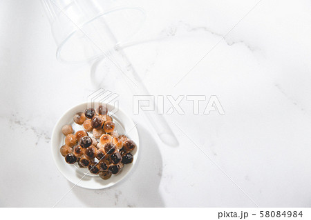 タピオカ、日本、コピースペース タピオカ、日本、コピースペース 58084984