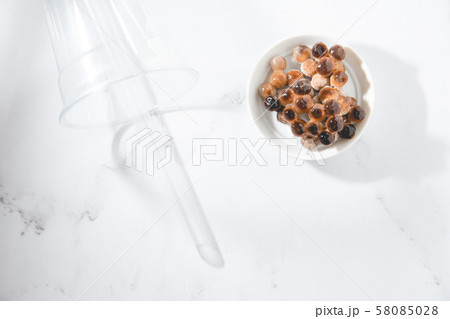 タピオカ、日本、コピースペース タピオカ、日本、コピースペース 58085028