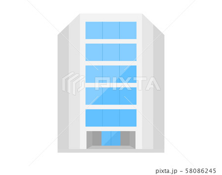 オフィスビルのイラストのイラスト素材