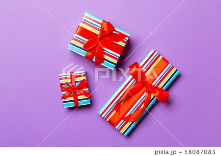 wrapped Christmas or other holiday handmade 58087083