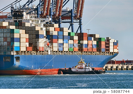 Huge Container Ship 58087744