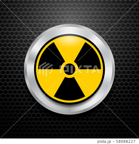 Ionizing Radiation Sign. Radioactive contamination symbol. Warning Danger Hazard 58088227