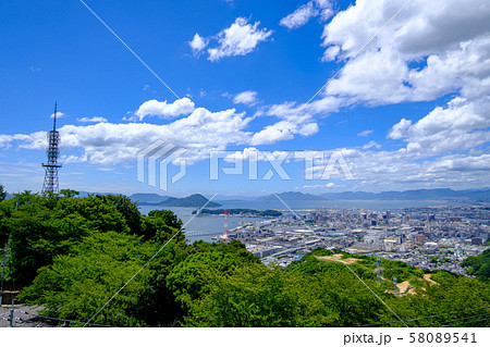 広島_黄金山からの都市風景 広島_黄金山からの都市風景 58089541