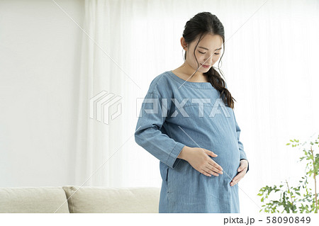 妊婦 臨月 マタニティ 妊婦 臨月 マタニティ 58090849