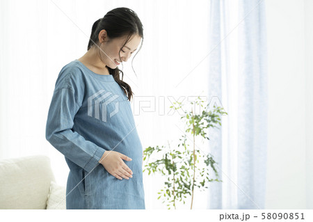 妊婦 臨月 マタニティ 妊婦 臨月 マタニティ 58090851