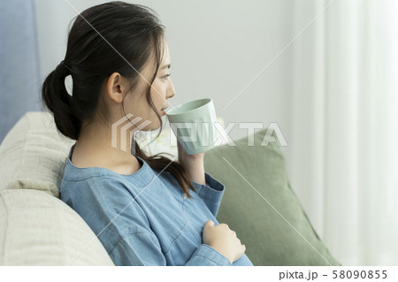 妊婦　臨月　マタニティ　お茶 58090855