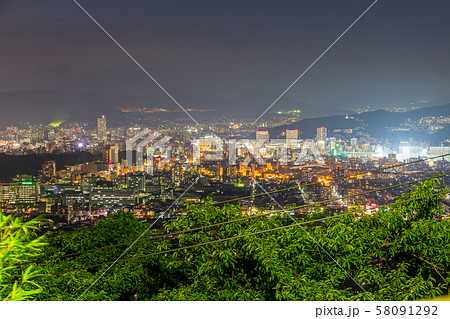 広島_黄金山の夜景 広島_黄金山の夜景 58091292