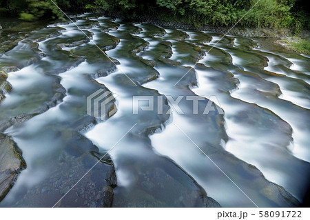 絶景にしたい鉾根須雲川の景色 絶景にしたい鉾根須雲川の景色 58091722