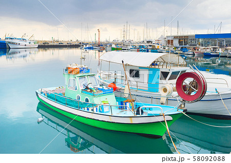 Fishing boats, Limassol marina, Cyprus 58092088