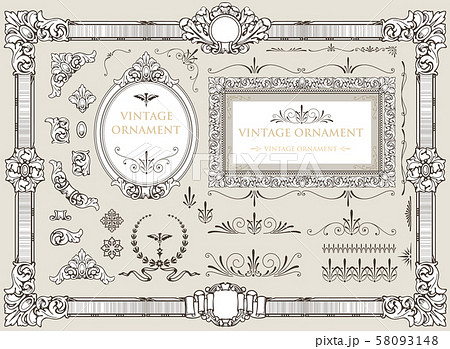 ビンテージオーナメントセット06 58093148