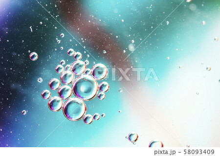 An artful colorful background with bubbles. 58093409
