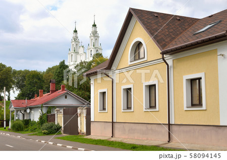 Street in the historical part of Polotsk. 58094145