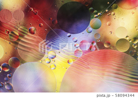 An artful colorful background with bubbles. An artful colorful background with bubbles. 58094344