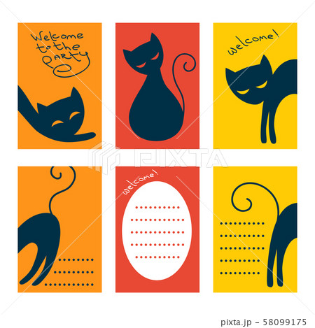 Invitations for a Halloween party 58099175