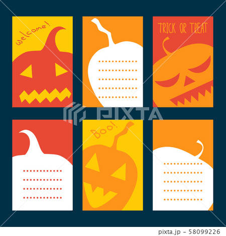 Invitations for a Halloween party 58099226