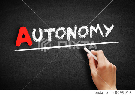 Autonomy text on blackboard Autonomy text on blackboard 58099912