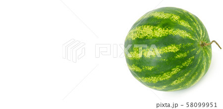 Watermelon isolated on white background.Wide 58099951