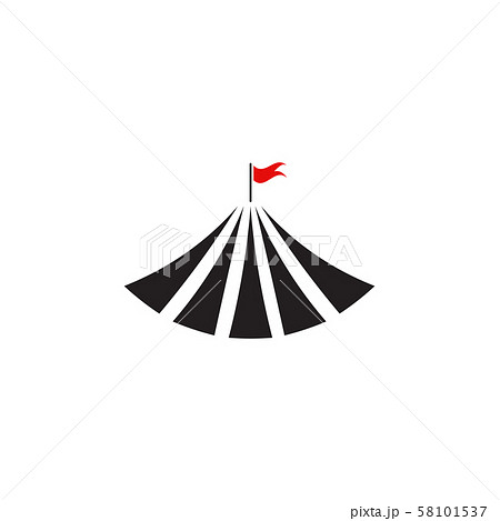 Circus tent graphic design template vector Circus tent graphic design template vector 58101537