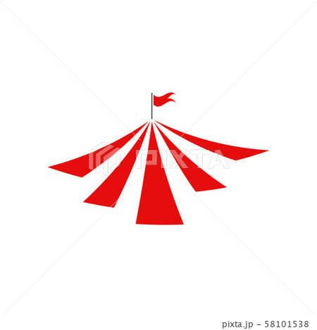 Circus tent graphic design template vector 58101538