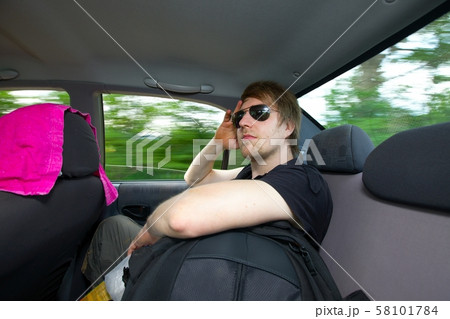 Traveling by car Traveling by car 58101784