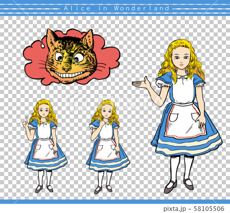 アリスセットのイラスト素材 [58105506] - PIXTA