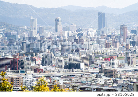 鈴が峰より広島の街並みの眺め 58105628
