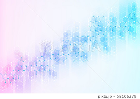 Abstract medical background and science concept 58106279