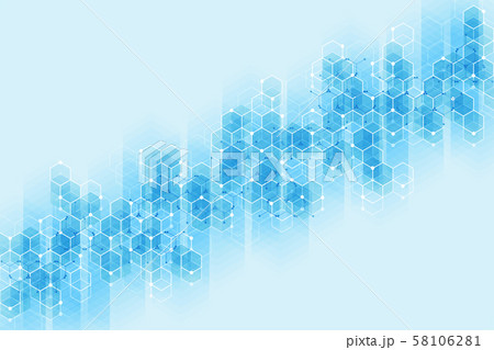 Abstract medical background and science concept 58106281