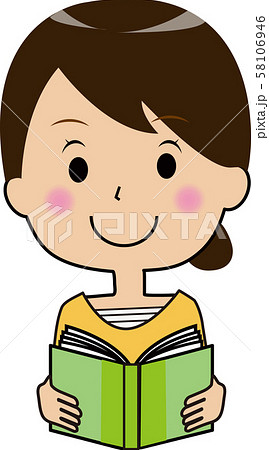 本を読む女性 本を読む女性 58106946