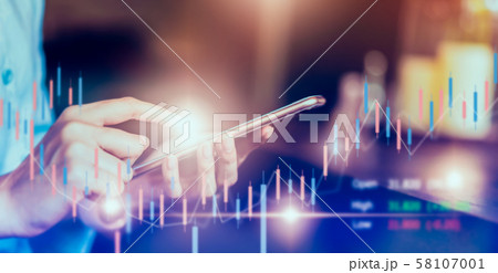 Stock exchange market concept, businessman trader Stock exchange market concept, businessman trader 58107001