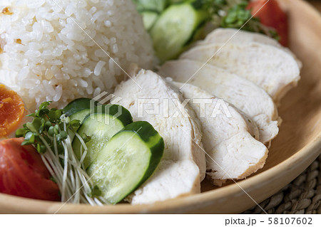 海南鶏飯 58107602