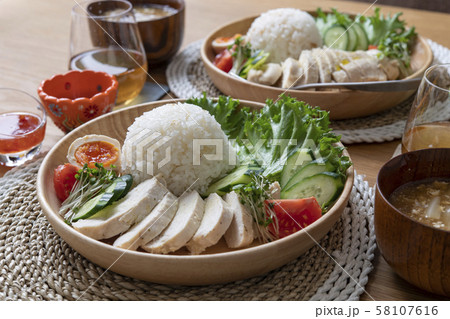 海南鶏飯 58107616