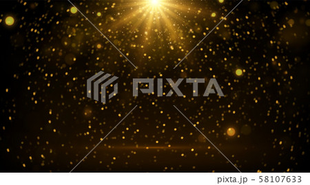 Shiny particles and sparkles magical festive background 58107633