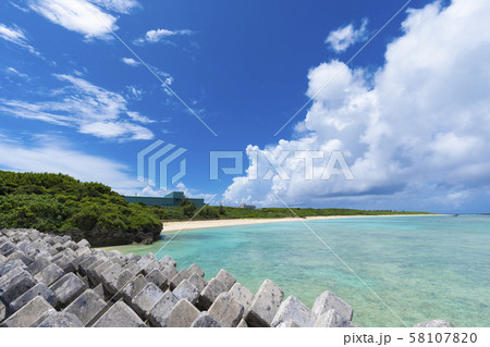 【波照間島】　波照間ブルー　テトラポッド 58107820