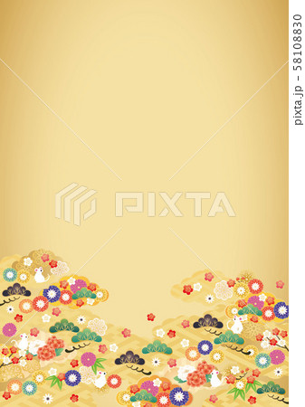 和柄背景素材タい-3 58108830